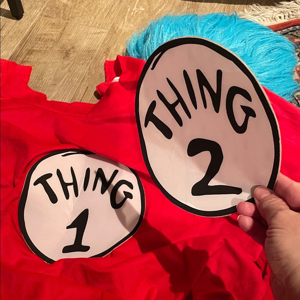 Spirit Red and Blue Thing 2 Costume Set
